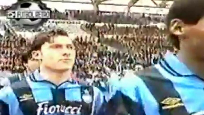 Totti në fanellën e Interit më 12 shkurt 1995