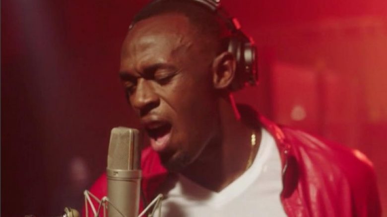 Usain Bolt provon veten edhe në muzikë (Video)