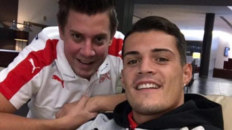 Granit Xhaka i uron fitore Shqipërisë (Foto)