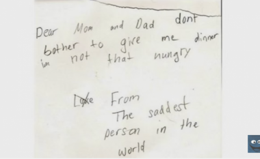 Letrat më të çuditshme që fëmijët u kanë shkruar prindërve (Video)