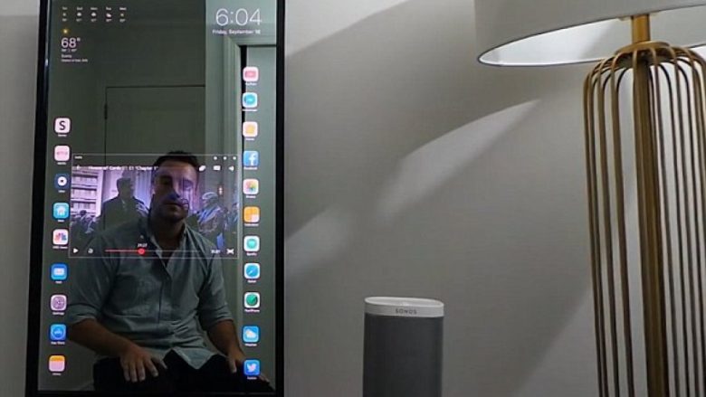 A është ky produkti i ardhshëm i Apple? Njihuni me pasqyrën që funksionon si një iPhone gjigant (Foto/Video)