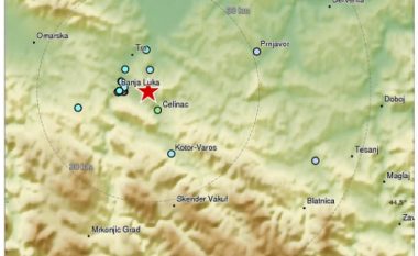 Bosnje Hercegovina goditet nga dy tërmete