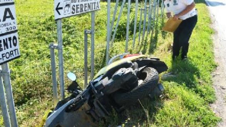 Bie nga motori, ndërron jetë shqiptari në Itali