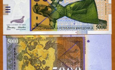 Hiqet prej përdorimi bankënota prej 5000 denarësh, shumë pak e përdorin qytetarët (Foto)