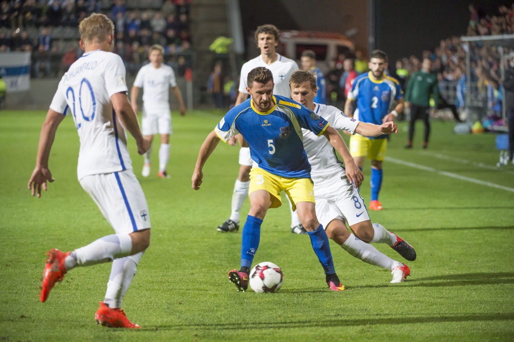 Enis Alushi kishte paraqitje fantastike në takim ndaj Finalndës ku Kosova mori një barazim të vlefshëm 1-1
