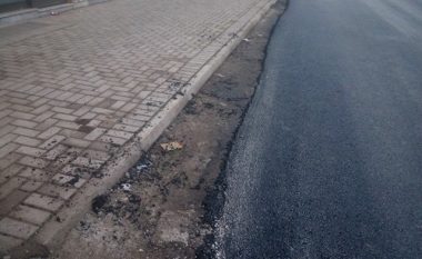 Qytetarët ankohen për cilësinë e asfaltimit, Komuna e Tetovës arsyetohet (Video/Foto)