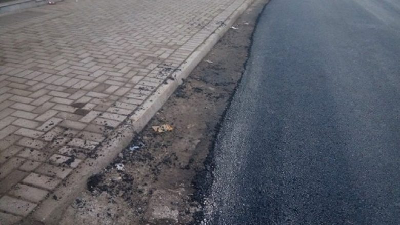 Qytetarët ankohen për cilësinë e asfaltimit, Komuna e Tetovës arsyetohet (Video/Foto)