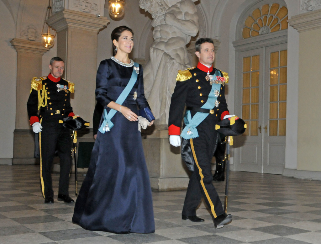 FOTO HASSE FERROLD: Regentparret afholdt 6 01 2015 nytårskur for det diplomatiske korps på Christiansborg Slot, København, Kronprinsparret er til stede.