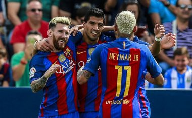 Messi autor i golit të 400 të Barçës në krye me Enriquen