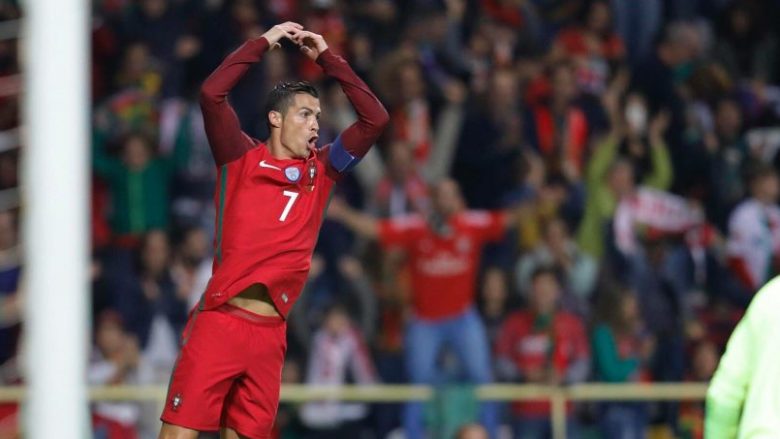 Portugalia në epërsi ndaj Letonisë me golin e CR7 (Video)