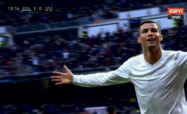 Reali shënon të dytin ndaj Gijon, edhe një herë Ronaldo (Video)
