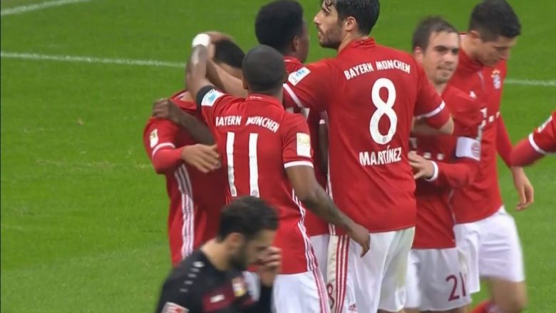 Alcantara kalon Bayernin në epërsi ndaj Leverkusenit (Video)