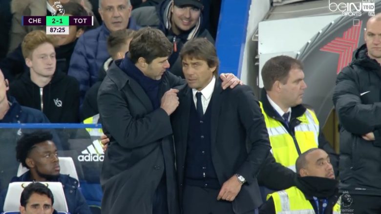 Conte zbulon se çfarë i tha Pochettino në minutat e fundit të ndeshjes (Video)