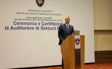 Thaçi: Fuqizimi i auditimit rrit llogaridhënien e institucioneve