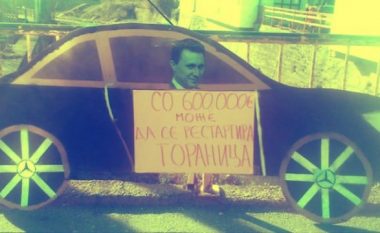 Mbërrin në Kriva Pallanka ”Mercedesi i Gruevskit” (Foto)