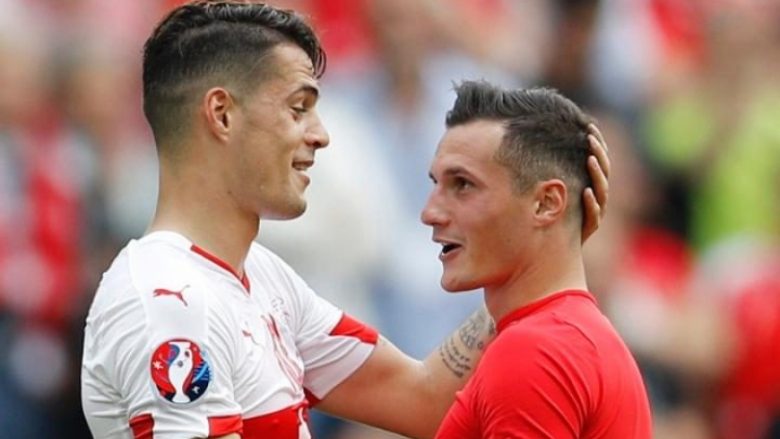 Granit Xhaka i uron fitore Kosovës e Shqipërisë (Foto)