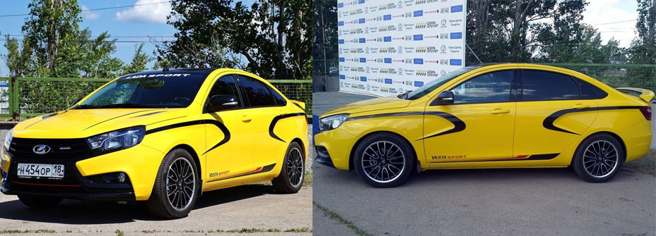 Lada Vesta Sport do të vijë me ngjyrë të artë në të verdhë
