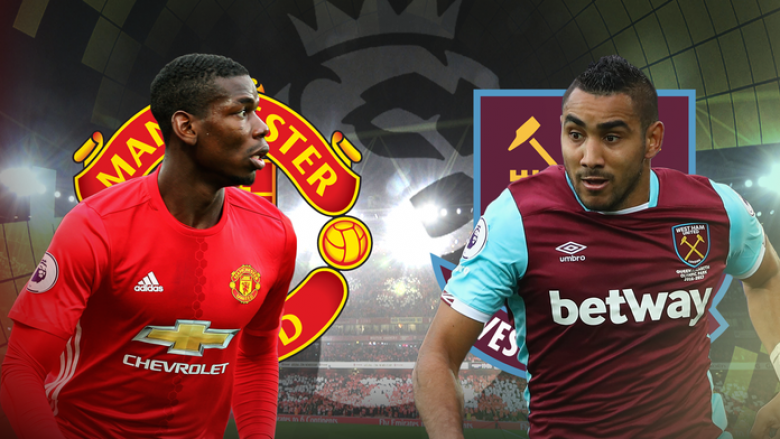 United – West Ham, formacionet zyrtare