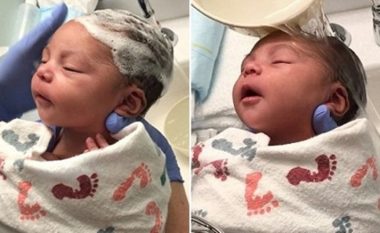 Bebes për herë të parë i lanë flokët: Ky xhirim ka pushtuar tërë botën! (Video)
