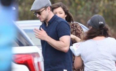 Timberlake më nuk duron, i shkon gruas në sheshxhirim për një puthje (Foto)