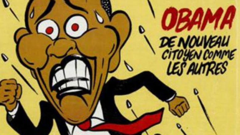 Satira e “hidhur” e “Charlie Hebdo” për Obamën (Foto)