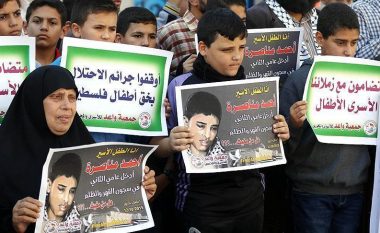Në burgjet izraelite mbahen 350 fëmijë palestinezë