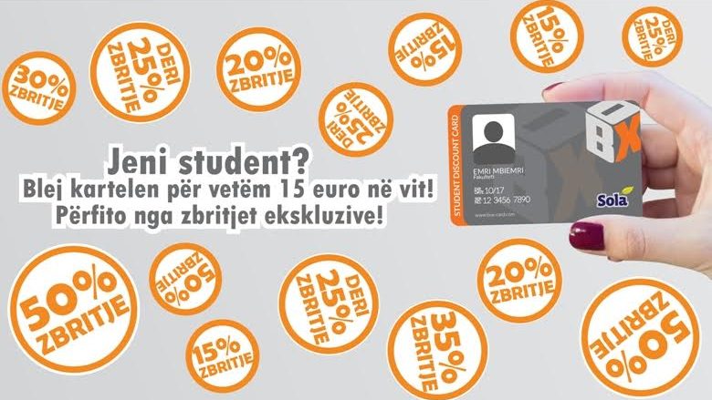 Box-Card, kartela e zbritjeve për studentët në Kosovë