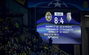 Shtatë statistika interesante të arritura në ndeshjen Dortmund-Legia (Video)