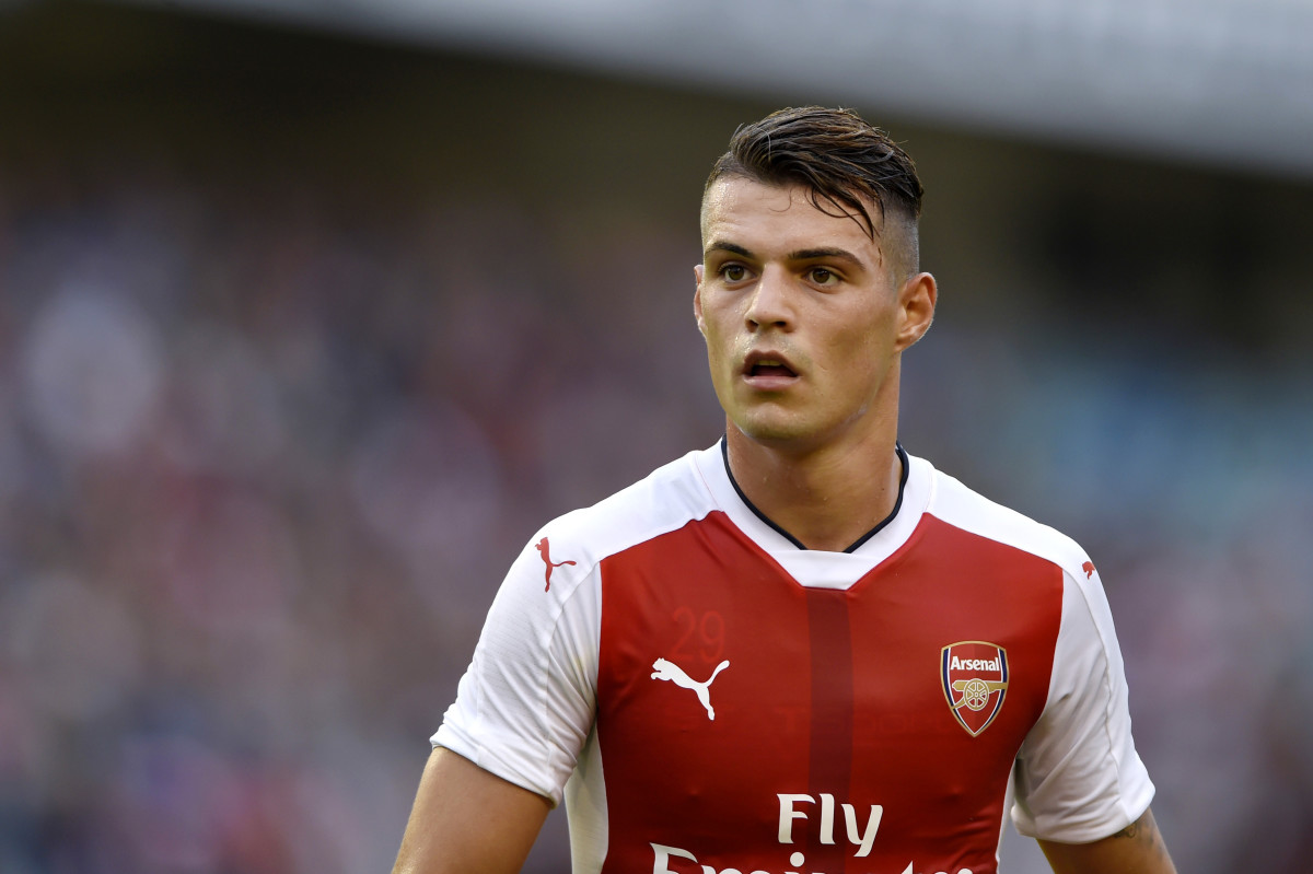 Football Soccer Britain - Arsenal v Manchester City - Pre Season Friendly - Ullevi Stadium, Gothenburg, Sweden - 7/8/16 Arsenal's Granit Xhaka Action Images via Reuters / Adam Holt Livepic EDITORIAL USE ONLY.