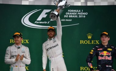 Hamilton triumfon në garën e Brazilit, kampioni vendoset pas dy javësh mes tij dhe Rosbergut (Foto)