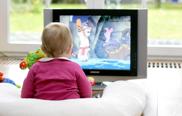 infant-watching-tv