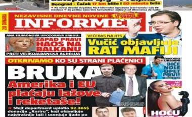 Tabloidi serb shënjestron BIRN-in dhe mediat e tjera si ‘mercenare’