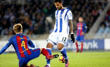 Jose kalon Sociedadin në epërsi, Messi barazon shpejt (Video)