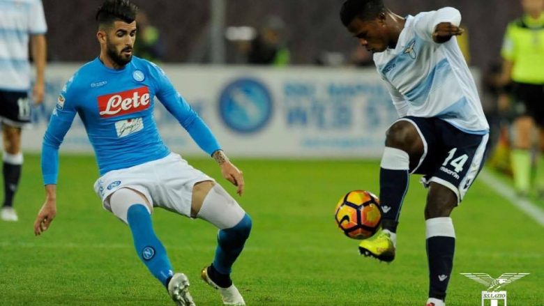 Dy gola të bukur për dy minuta në ndeshjen Napoli-Lazio (Video)