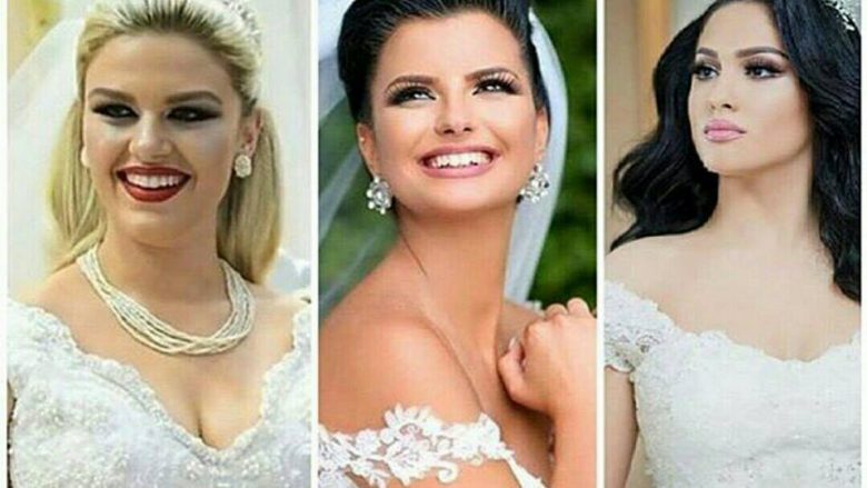 Learta (majtë), Andrra (mes), Egzona (djathtë) - cila nuse ishte më e bukura nga dasmat e vitit 2016? 