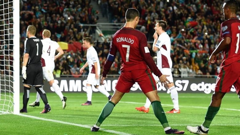 Ronaldo i rekordeve, futbollisti aktiv me më shumë gola me kombëtaret