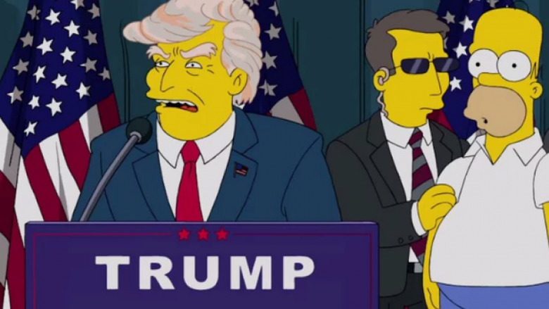 The Simpsons parashikuan Trumpin president, 16 vjet më parë (Foto/Video)