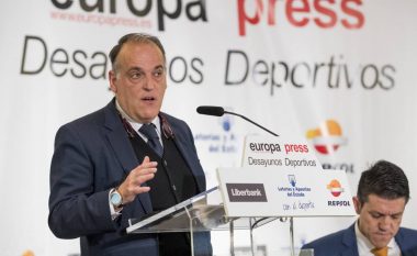 Kryetari i La Ligas zbulon aksidentalisht emrin e stadiumit të ri të Atleticos