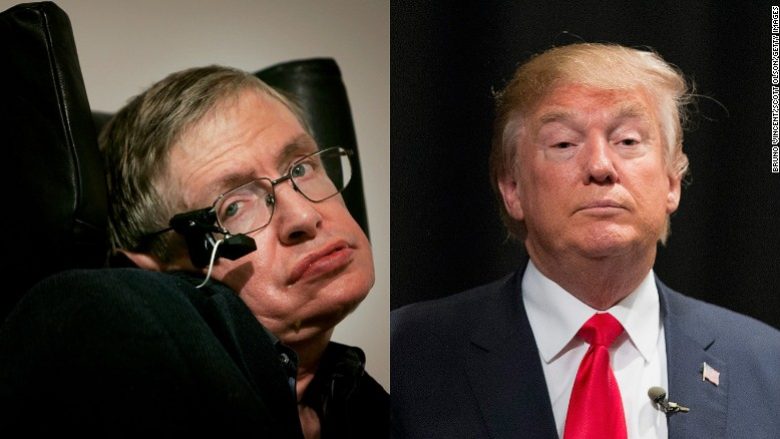 Stephen Hawking tregon të vërtetën për Donald Trumpin