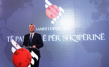 Thaçi: Diaspora mbështeti çlirimin, pavarësinë dhe mirëqenien e shqiptarëve