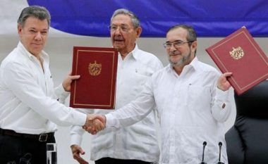 Qeveria kolumbiane dhe FARC nënshkruajnë marrëveshje të re paqeje
