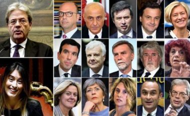 Kabineti qeveritar i kryeministrit të ri italian