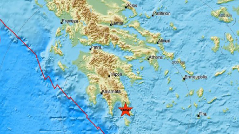 Tërmet 4,5 ballë në Greqi