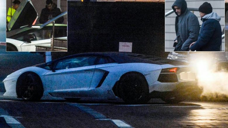 Mkhitaryan i mërzitur nga lëndimi, largohet nga hoteli me një Lamborghini në vlerë 300 mijë euro (Foto)