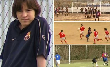 Messin ashtu siç nuk e keni parë kurrë më parë, Barça publikon një video të rrallë nga koha kur ai shkëlqente në La Masia (Video)