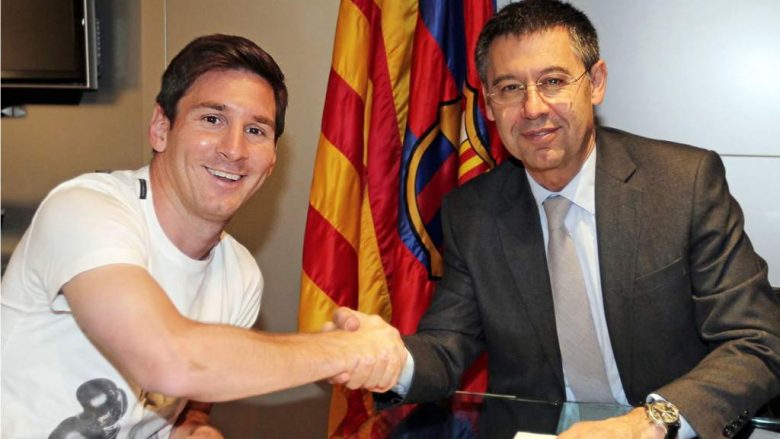 Presidenti i Barçës i qetëson fansat rreth rinovimit të Messit
