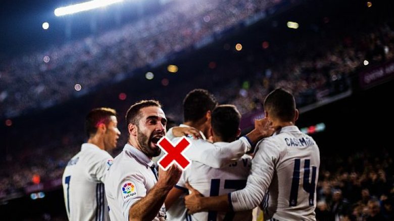 Carvajal kërkon falje për gjestin e bërë ndaj tifozëve të Barçës në El Clasico (Foto)