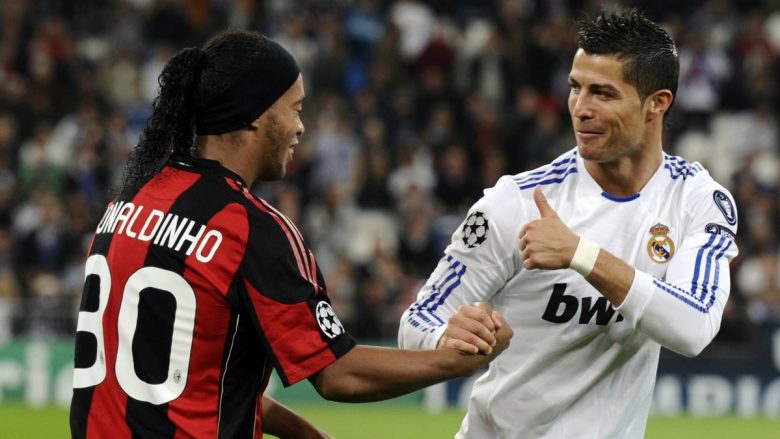 Ronaldinho përgëzon Ronaldon për Topin e Artë dhe thotë se është “më së i merituar” (Foto)