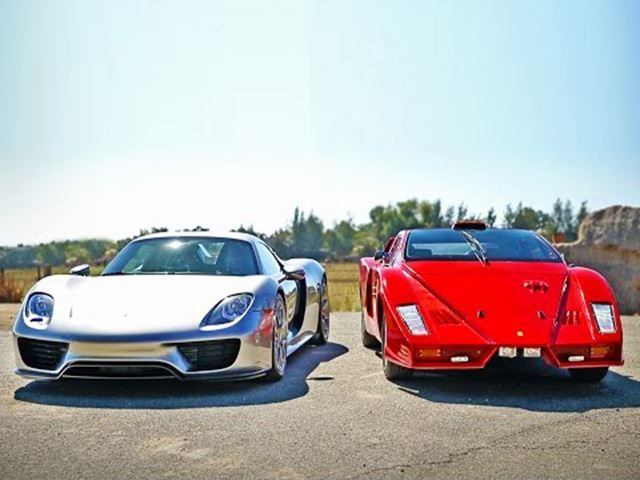 Përballja e super-veturës Porsche dhe legjendares Ferrari Enzo (Video)