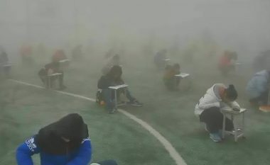 Suspendohet drejtori që detyroi afro 500 nxënës të testohen në smogun e rrezikshëm (Foto)